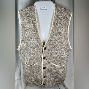 Cozy Knit Button-Up Vest
